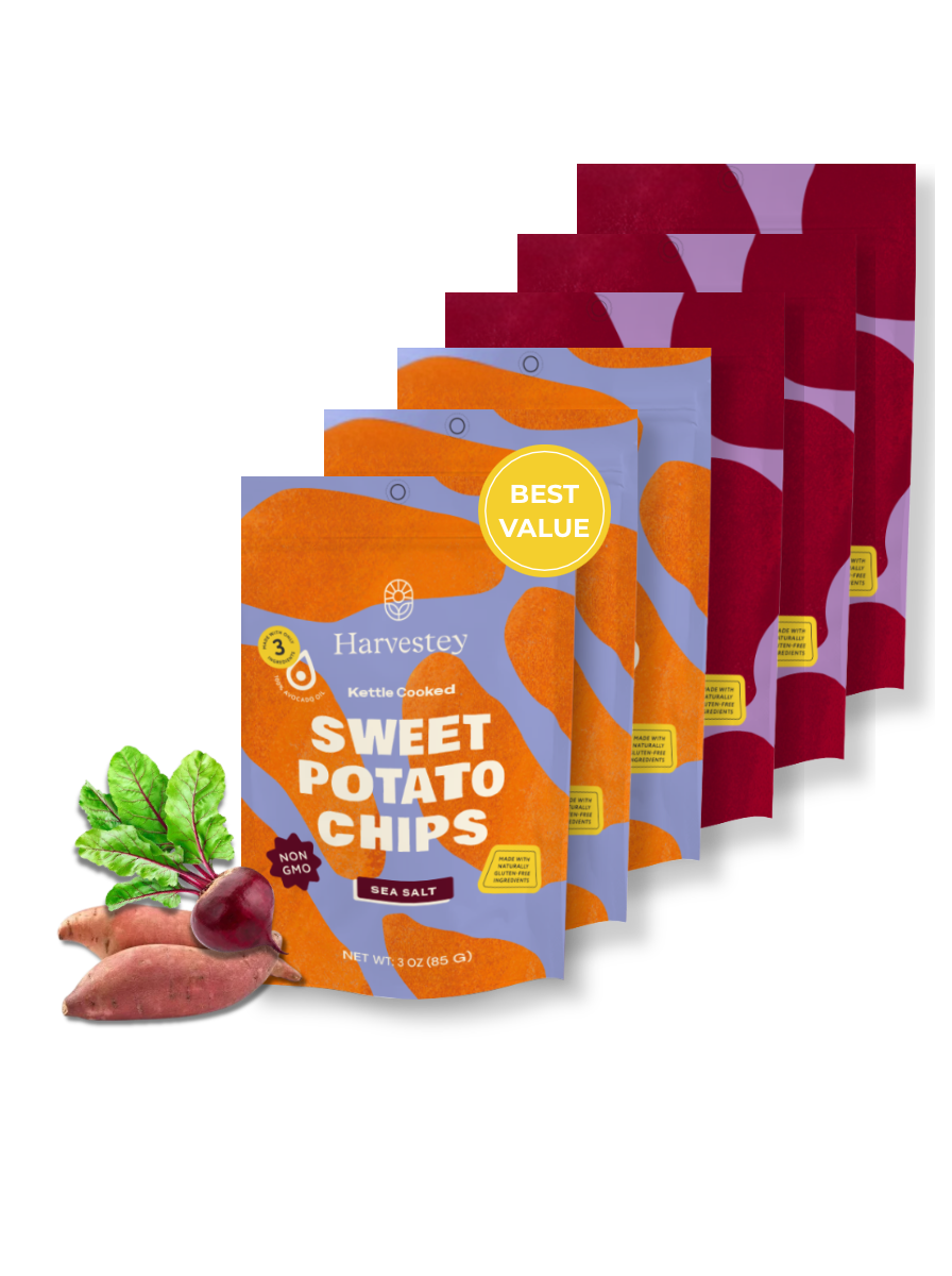 The Variety 6-Pack (3 Sweet Potato + 3 Beet)