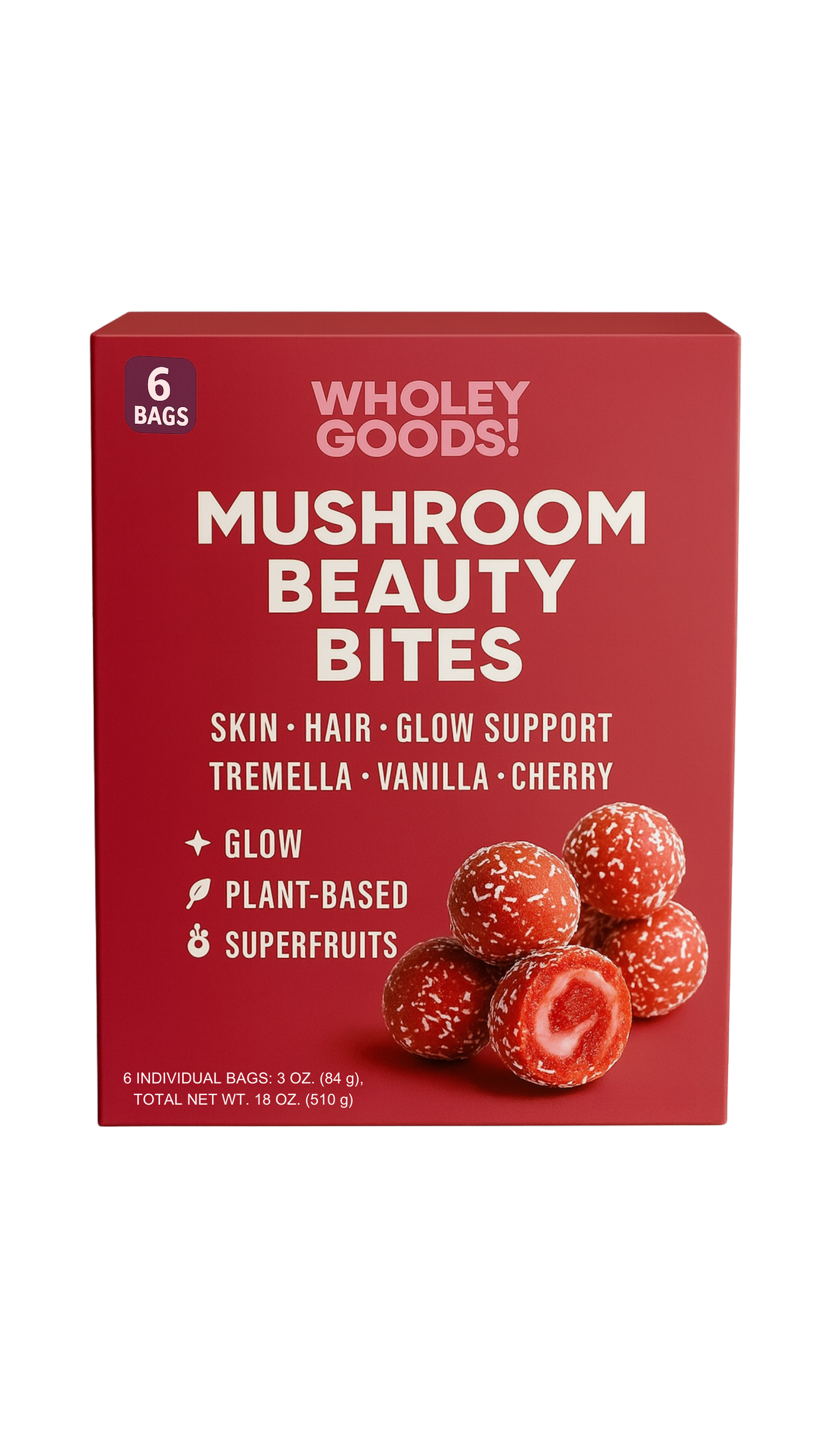 WholeyGoods! Mushroom Beauty Bites