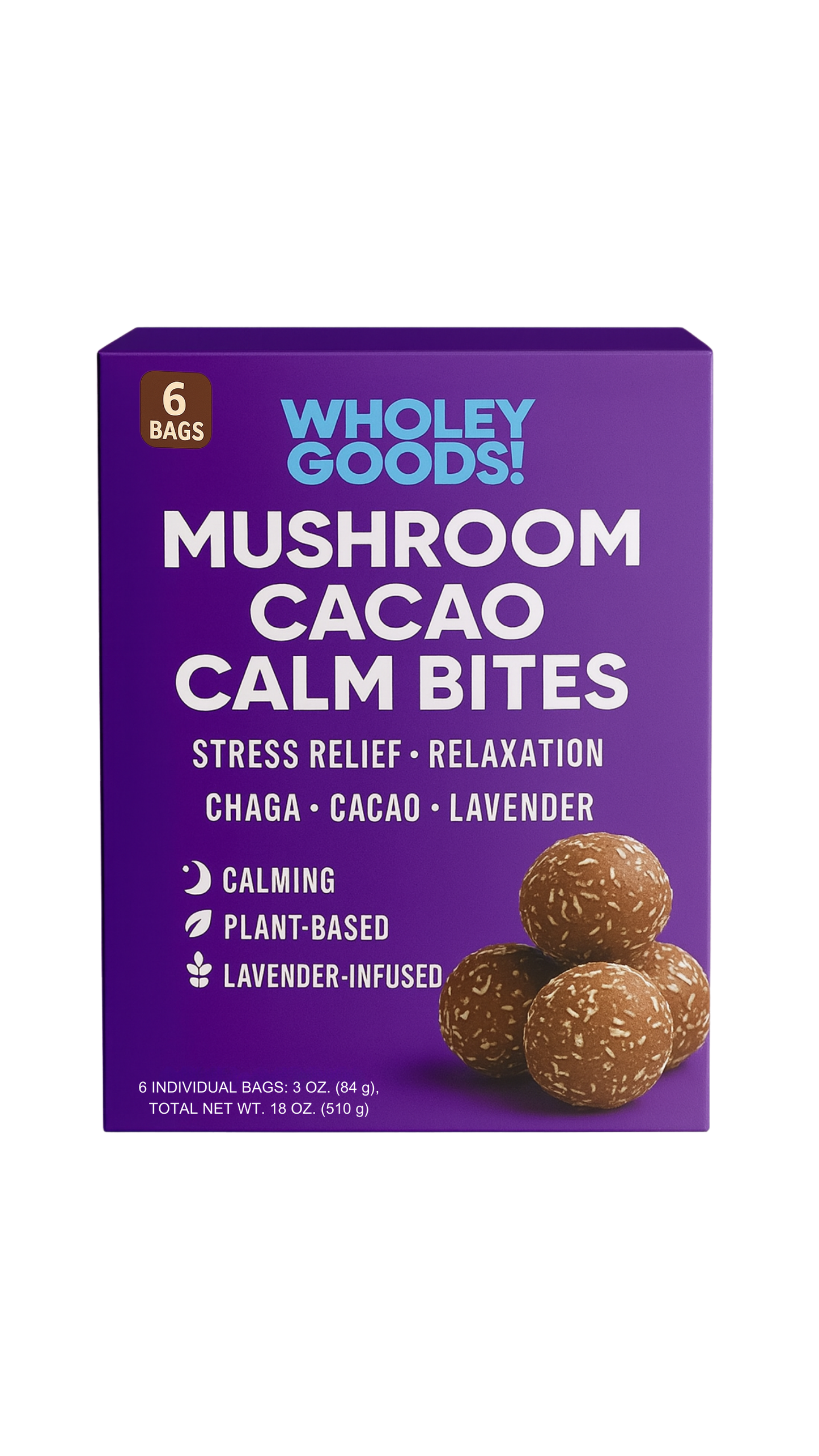 WholeyGoods! Mushroom Calm Bites