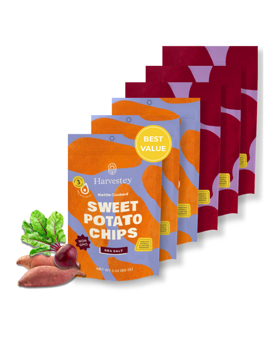The Variety 6-Pack (3 Sweet Potato + 3 Beet)⁠
