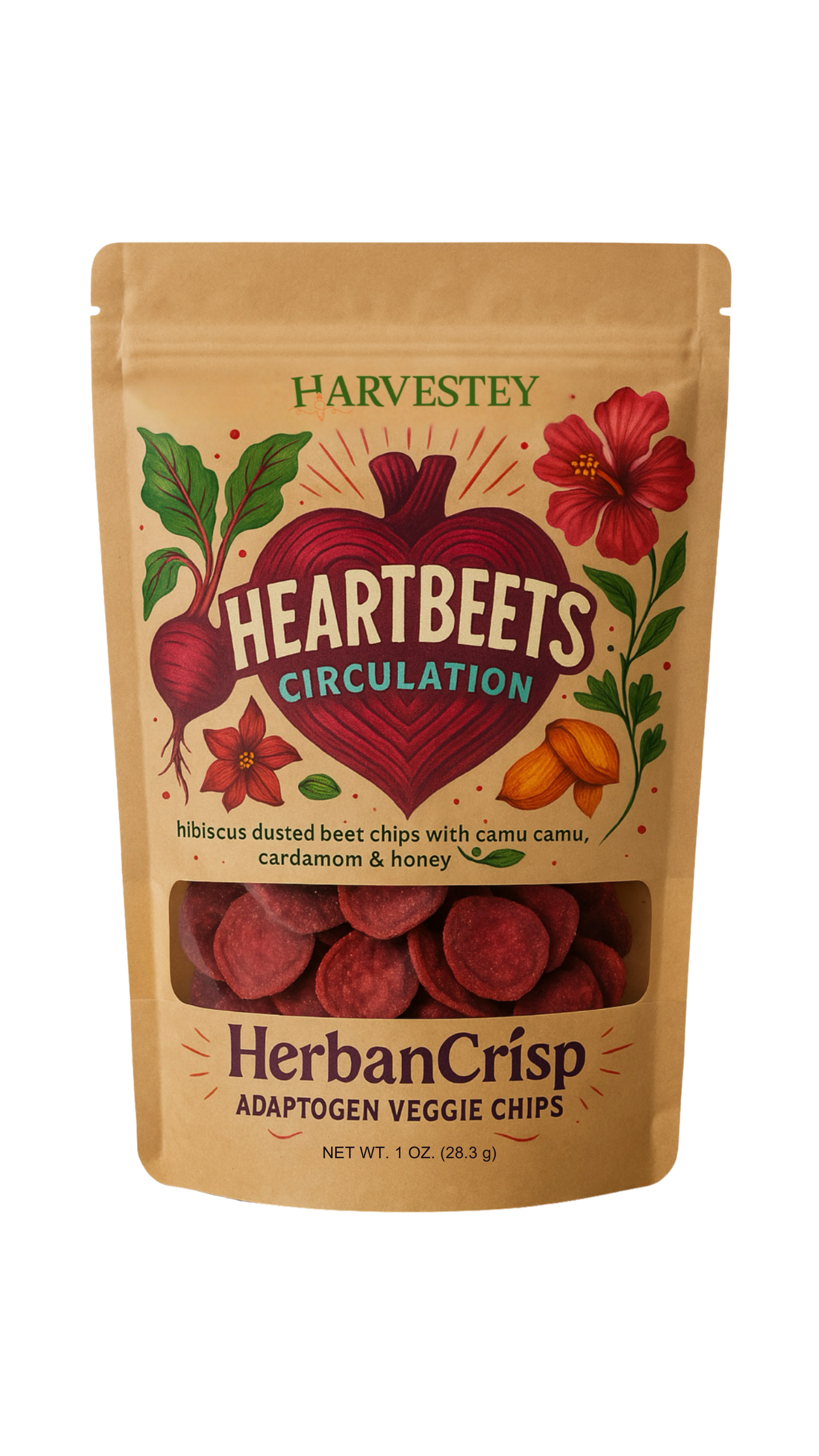 HerbanCrisp HeartBeets Beet Chips