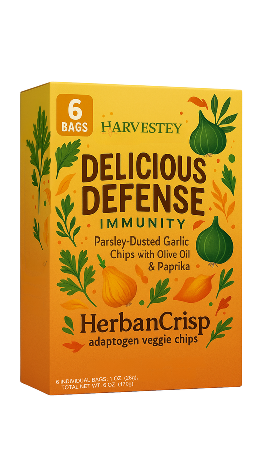 HerbanCrisp Delicious Defense Garlic Chips